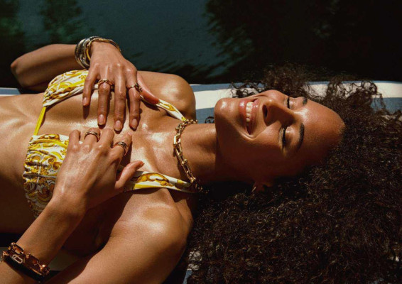 Cindy Bruna ~ Elle France Juillet 2024 by Cameron Hammond