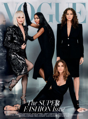 Cindy Crawford, Christy Turlington, Naomi Campbell & Linda Evangelista for Vogue