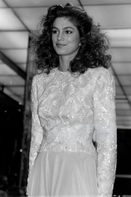 Cindy Crawford for John David Ridge for Halston S/S 1990