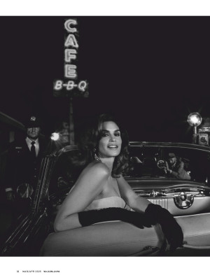 Cindy Crawford ~ Maxim USA March 2025 by  David Yarrow