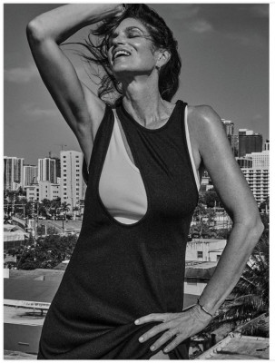 Cindy Crawford for Elbazin Magazine March 2025 by Simon Upton