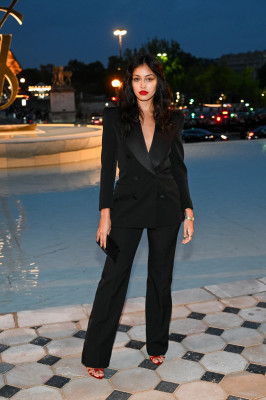 Front Row At Yves Saint Laurent Spring/Summer 2023 Fashion Show in Paris