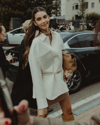 Cindy Mello at Milan Fashion Week September 2024