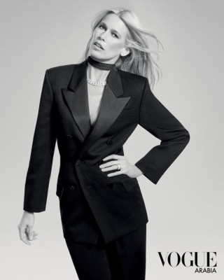 Claudia Schiffer ~ Vogue Arabia September 2024  by Kayt Jones