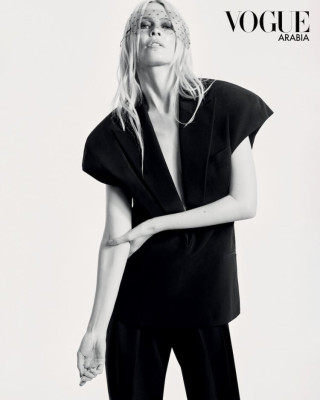 Claudia Schiffer ~ Vogue Arabia September 2024  by Kayt Jones