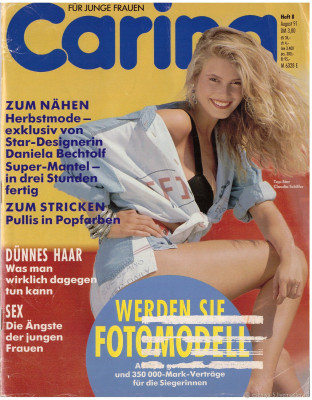Claudia Schiffer for &quot;Carina&quot; Germany 1991