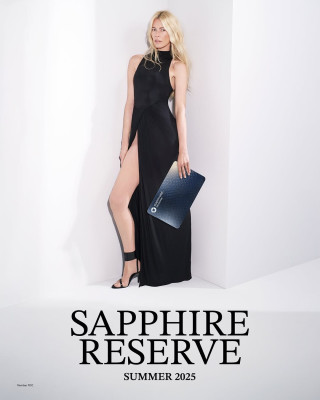 Claudia Schiffer for Sapphire Reserve 2025