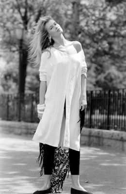 Claudia Schiffer ~ DKNY Resort 1990 Sportswear Advance Preview by Kyle Ericksen