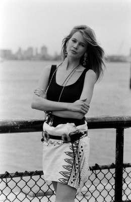 Claudia Schiffer for DKNY Resort 1990 Sportswear Advance