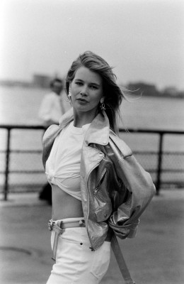 Claudia Schiffer ~ DKNY Resort 1990 Sportswear Advance Preview by Kyle Ericksen