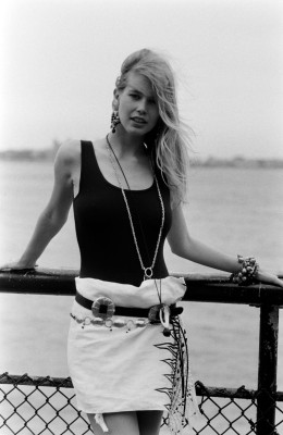 Claudia Schiffer ~ DKNY Resort 1990 Sportswear Advance Preview by Kyle Ericksen