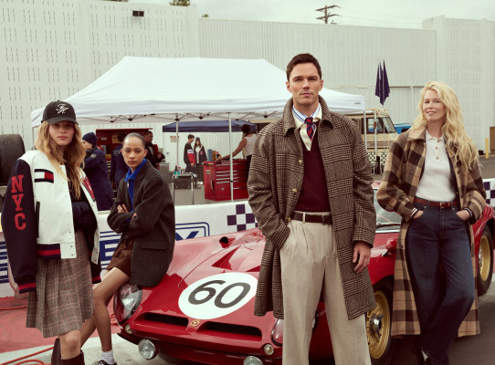 Claudia Schiffer for Hilfiger Racing Club’ Campaign by  Glen Luchford