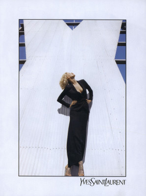 Claudia Schiffer for Yves Saint Laurent Spring/Summer 2009 by Inez &amp;amp; Vinoodh