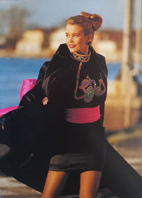 Leonard fall-winter 1991 campaign by Jean Daniel Lorieux, Venice 