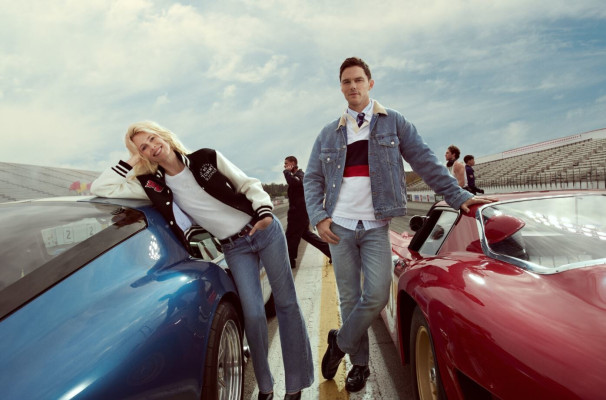 Claudia Schiffer for Hilfiger Racing Club’ Campaign by  Glen Luchford
