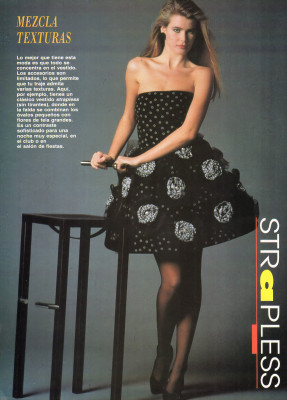 Claudia Schiffer for TU Mexico December 1988