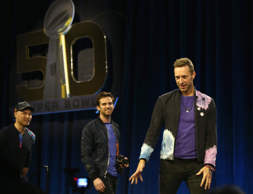 Coldplay - Pepsi Super Bowl Halftime Press Conference in San Francisco 02/04/16
