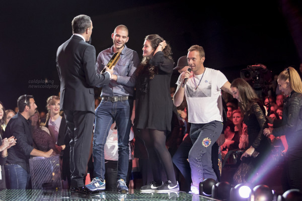 Coldplay - NRJ Music Awards in Cannes 11/12/2016