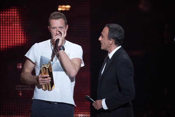 Coldplay - NRJ Music Awards in Cannes 11/12/2016