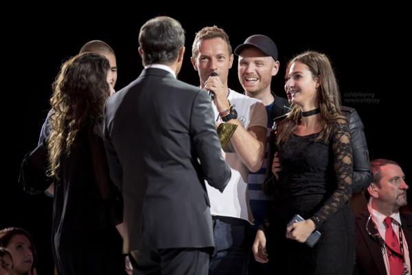 Coldplay - NRJ Music Awards in Cannes 11/12/2016