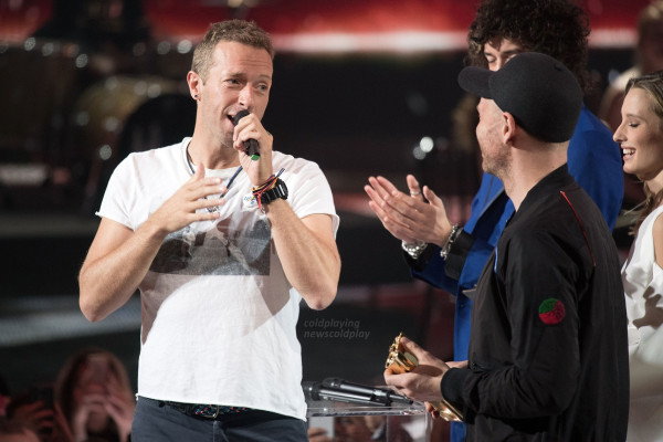 Coldplay - NRJ Music Awards in Cannes 11/12/2016