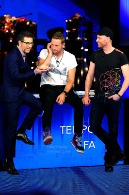Coldplay - Che Tempo Che Fa in Milan 11/13/2016