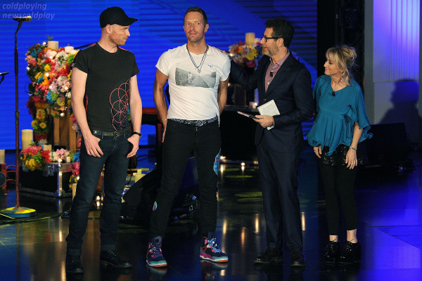 Coldplay - Che Tempo Che Fa in Milan 11/13/2016