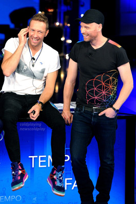 Coldplay - Che Tempo Che Fa in Milan 11/13/2016