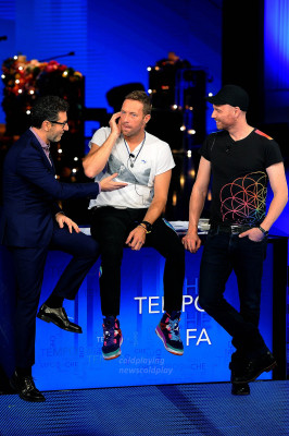 Coldplay - Che Tempo Che Fa in Milan 11/13/2016