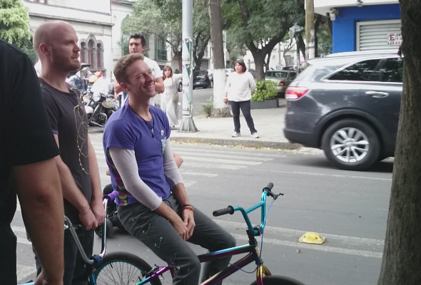 Coldplay - Music Video A Head Full Of Dreams - On Set in Mexico 04/16/2016