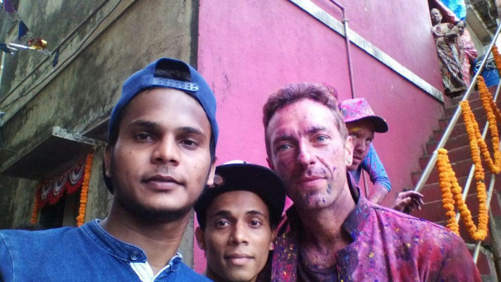 Coldplay - Music Video Hymn For The Weekend (2016) - On Set in Mumbai