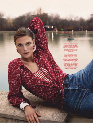 Constance Jablonski by Xavi Gordo for Harper&#039;s Bazaar Spain // Feb 2021