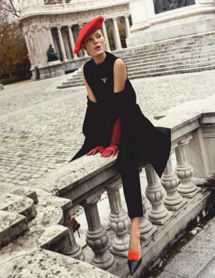 Constance Jablonski by Xavi Gordo for Harper&#039;s Bazaar Spain // Feb 2021