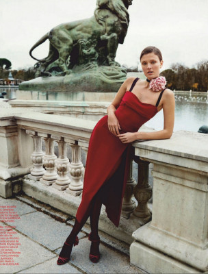 Constance Jablonski by Xavi Gordo for Harper&#039;s Bazaar Spain // Feb 2021