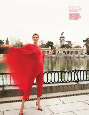 Constance Jablonski by Xavi Gordo for Harper&#039;s Bazaar Spain // Feb 2021