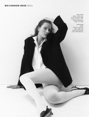 Constance Jablonski ~ Grazia UK Issue 876 by Simon Elmalen