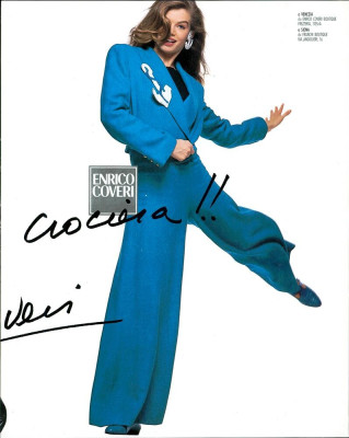 Cordula Reyer for Vogue Italia January 1989