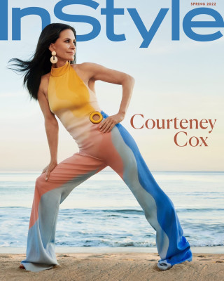 Courteney Cox by Jason Kibbler for InStyle (Spring 2022)