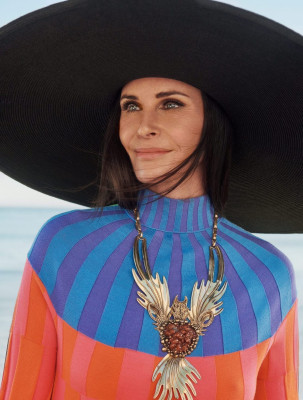 Courteney Cox by Jason Kibbler for InStyle (Spring 2022)