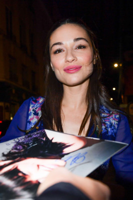 Crystal Reed – ‘Ghostland’ Premiere in Paris