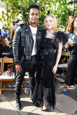 Dakota Fanning- JNSQ Rose Cru debuts alongside Rodarte FW/19 Runway Show