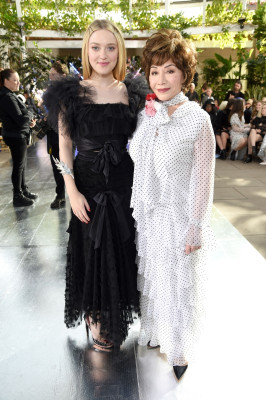 Dakota Fanning- JNSQ Rose Cru debuts alongside Rodarte FW/19 Runway Show