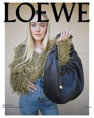 Dakota Fanning for LOEWE SPRING/SUMMER 2024 CAMPAIGN