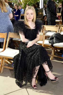 Dakota Fanning- JNSQ Rose Cru debuts alongside Rodarte FW/19 Runway Show