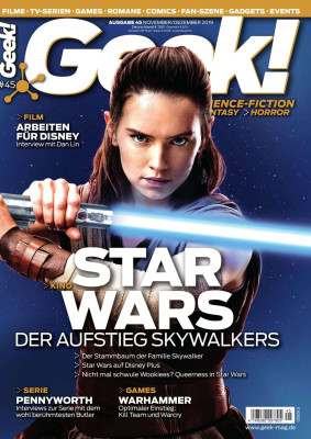 DAISY RIDLEY in Geek Magazine, Germany November 2019