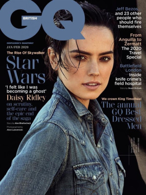 DAISY RIDLEY in GQ Magazine, January 2020