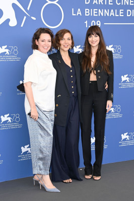 Dakota Johnson-The Lost Daughter Photocall at 78th Venice Fes