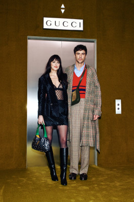 Dakota Johnson - Gucci Fashion Show in Milan 02/24/2023