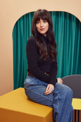 Dakota Johnson by Emily Assiran for Getty Images at SFF in Park City 01/20/2023