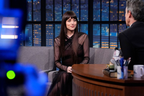 Dakota Johnson – at Seth Mayers Show June 2025